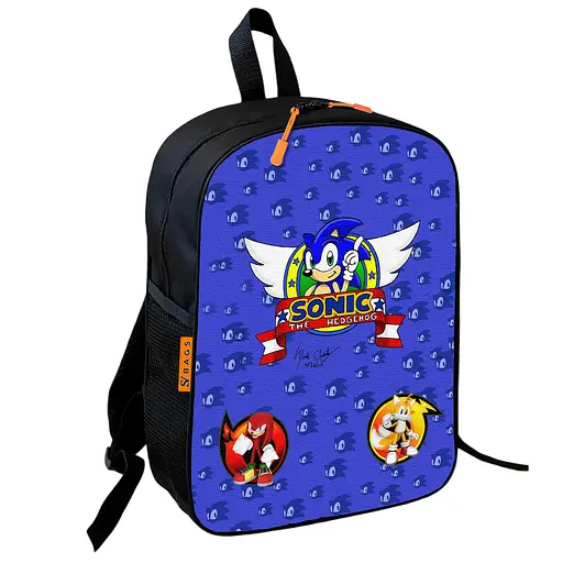 Набір дитячий Супер Сонік рюкзак рюкзак 36х27см сумка-бананка, кружка з принтом для хлопчика (01590) - фото 2