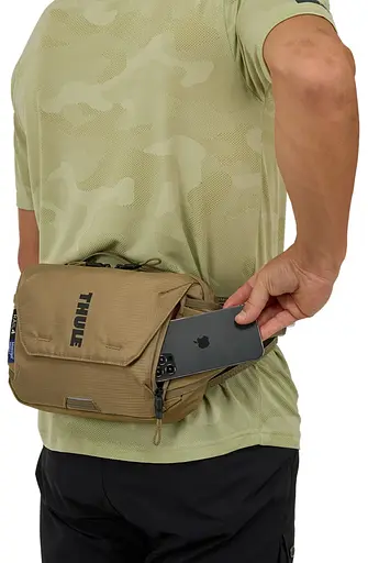 Сумка Thule Portable Rail Hydration Hip Pack 4L TRHP-304 Faded Khaki (7121912) - фото 6