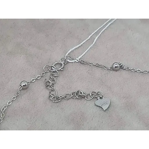 Серебряный браслет Silvex 925 с фианитами на ногу. Б2Ф/707Н - фото 4