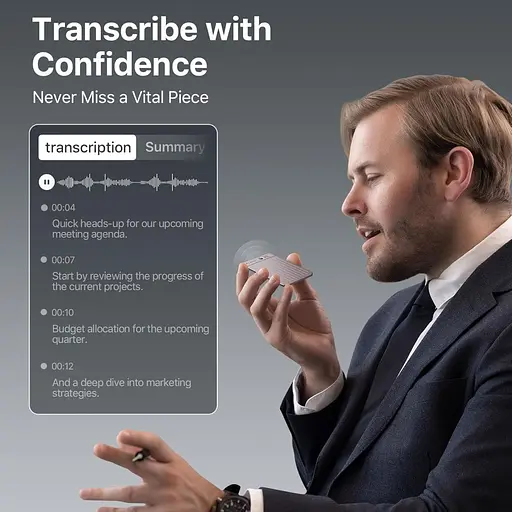 Диктофон Plaud Note ChatGPT Empowered AI Voice Recorder Starlight (127860) - фото 5