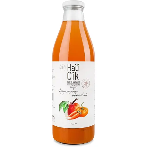 Сок Найсік Фруктово-овощной 3-х компонентный неосветленный 1 л (743255) - фото 1