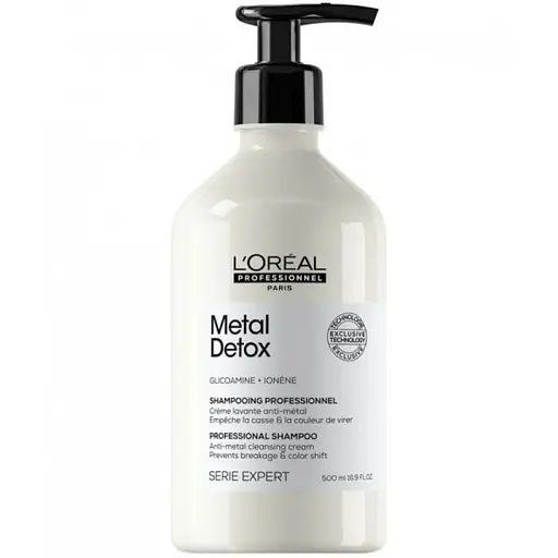 Шампунь L'Oreal Professionnel Serie Expert Metal Detox Anti-metal для зменшення ламкості та небажаної зміни кольору очищувальний 500 мл - фото 1