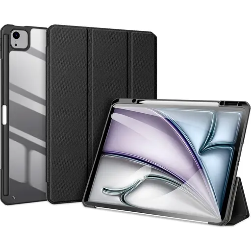 Чехол-книжка Dux Ducis Toby Series With Pencil Holder для Apple iPad Air 13" (2024-2025)/Pro 12.9" (2020-2022) Black [130630] - фото 4