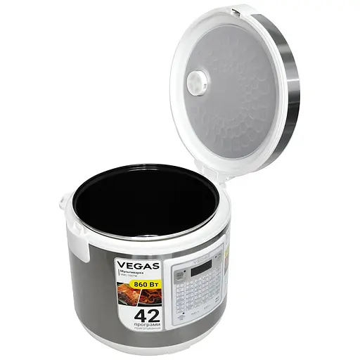 Універсальна мультиварка Vegas VMC-7007W 5 л 42 програми з антипригарним покриттям - фото 3