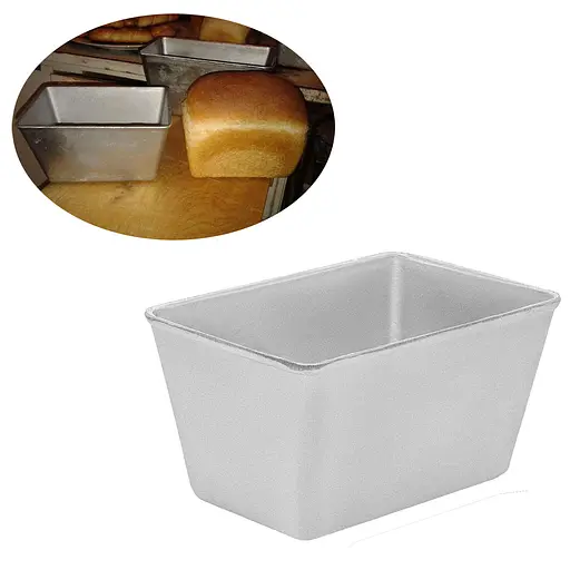 Форма хлібна для випікання бородинського хліба Л12а алюміній (17*11*9 см), Полімет 81361 - фото 1