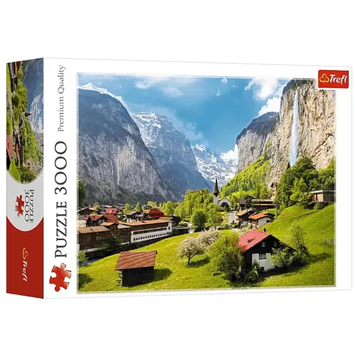 Пазл Trefl Лаутербруннен Швейцария 3000 эл. (33076) - фото 1
