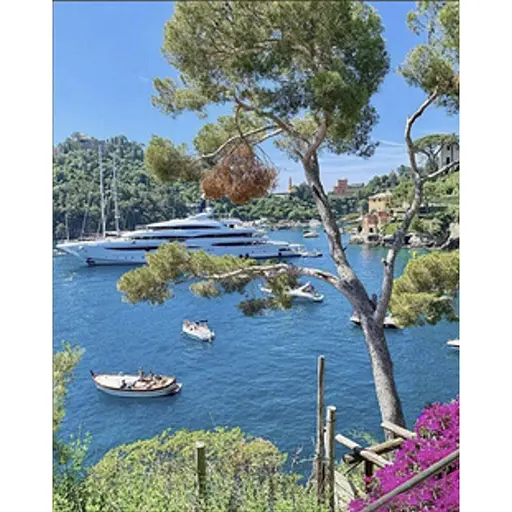 Алмазна мозаїка Strateg ПРЕМІУМ Портофіно розміром 30х40 см (HEG86067) - фото 1