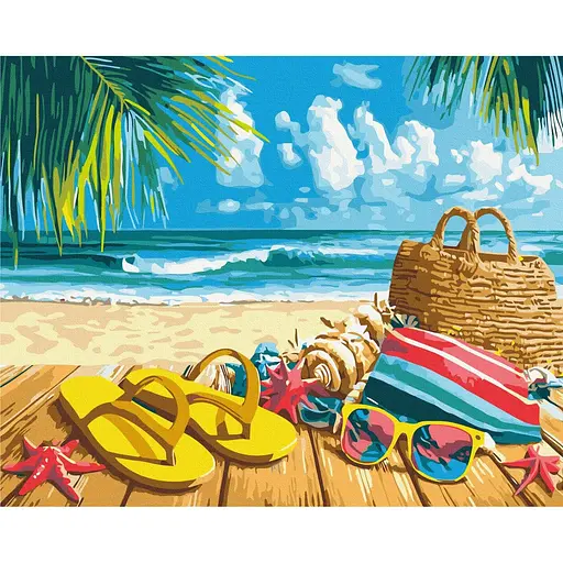 Картина за номерами на підрамнику Brushme Морський відпочинок