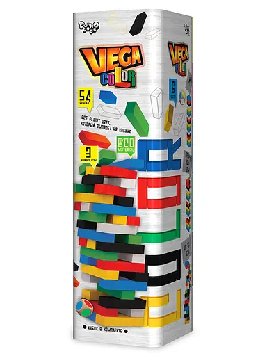 Розвиваюча настільна гра Vega Color, Danko Toys, GVC-01