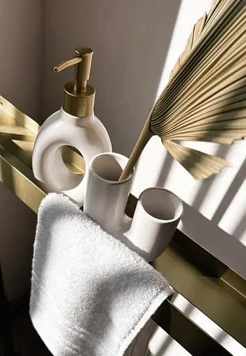 Полка для ванны Rea SF02 60 brushed gold REA-06011, Золотой - фото 4