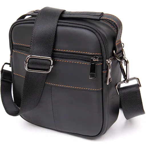 Чоловік шкіряний месенджер Vintage 18х20х7 см sum0013949 - фото 2