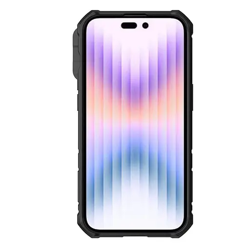 Чохол TPU+PC Nillkin CamShield Armor Pro no logo шторка на камеру для Apple iPhone 14 Pro Max Чорний - фото 5