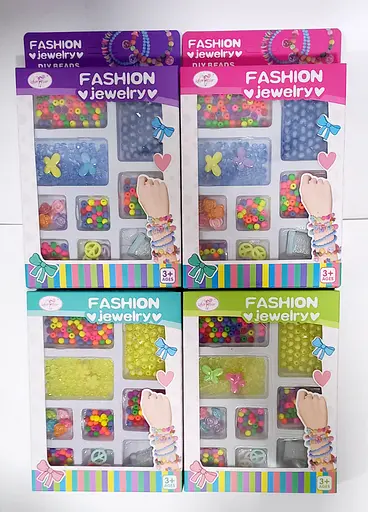 Набор бисера для изготовления браслетов ZQ2029-B Fashion jewelry в коробке (6968129401778) МИКС - фото 2