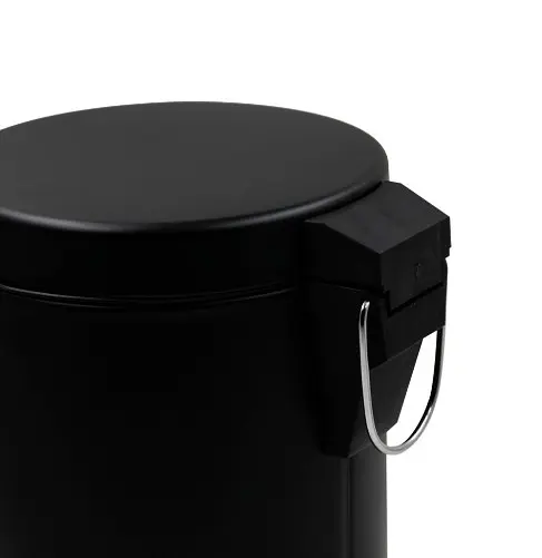 Мусорное ведро круглое Zerix Solo-TC0103 Black 3 л Черный (ZX5896)  - фото 4