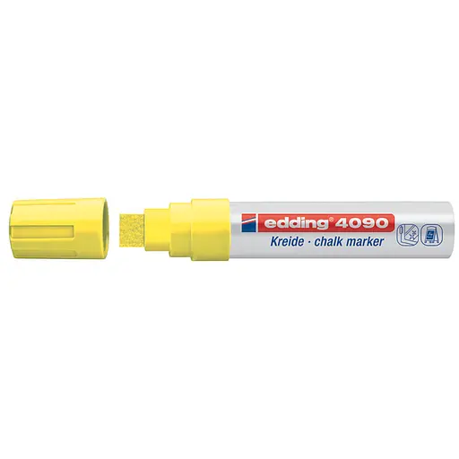 Маркер Edding Window e-4090, 4 – 15 мм, клиновидный, желтый (e-4090/05)