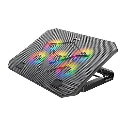 Підставка для ноутбука MeeTion CoolingPad CP3030 для геймерів ігрова з RBG підсвічуванням - фото 4