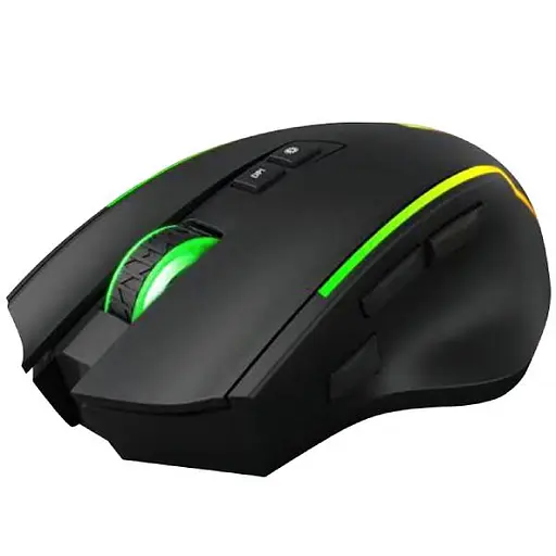 Мишка XTRIKE ME GM-518, ігрова 12800dpi., 9кн., RGB, високий профіль, чорна - фото 4