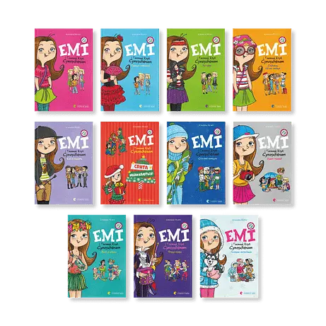 Комплект книг о Эми и Тайный Клуб Супердевушек (ВСЛ) (11 шт у комплекті) - фото 1