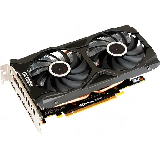 Видеокарта Inno3D GTX 1660 6Gb Super Twin X2 Bulk (M166SK-06D6) (GDDR6, 192 bit, PCI-E 3.0 x16) Б/у - фото 2