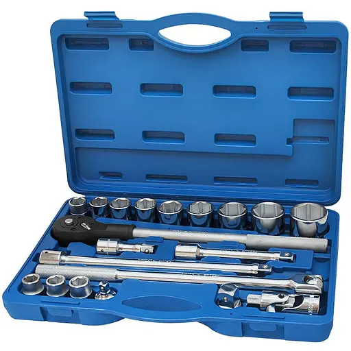 Набор торцевых насадок Ultra 3/4" 20 шт CrV Taiwan (6003182) - фото 1