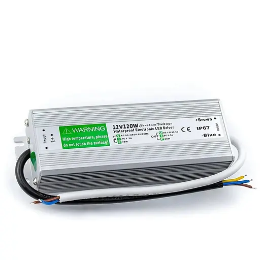 DC 12V 120W LED Driver Водонепроникний блок живлення IP67 Трансформатор AC230V Відкритий