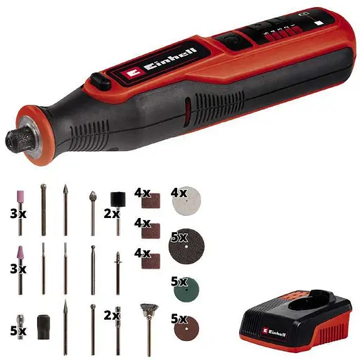Шлифмашина шлифовально-гравировальная Einhell TE-MT 7.2 LI (4419330) - фото 2