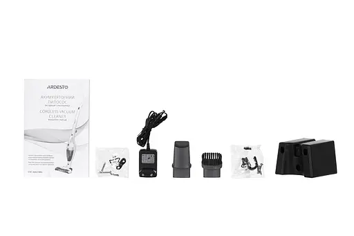 Пылесос беспроводной Ardesto 85 Вт автономная работа до 35 мин HEPA турбощетка с LED белый - фото 3