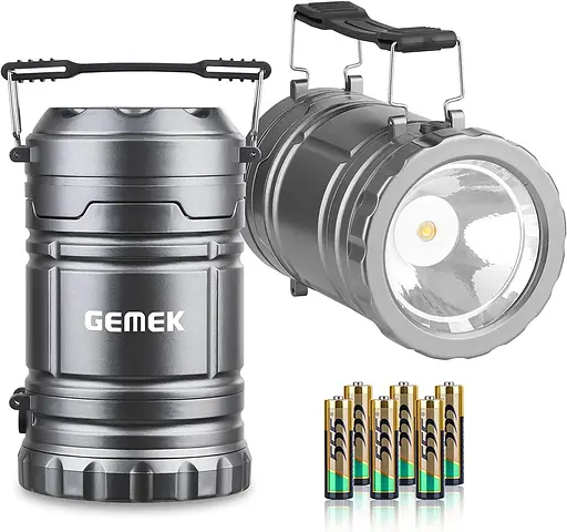 Світлодіодний ліхтарік GEMEK 1 для кемпінгу з батарейним живленням - фото 2