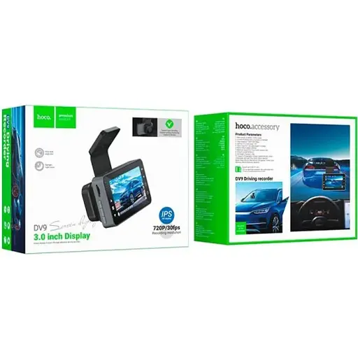 Автомобильный видеорегистратор Hoco DV9 Metal Gray [136877] - фото 7