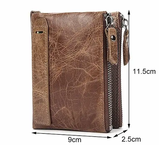 Чоловічий шкіряний гаманець Vintage 9х11х2.5 см acs0015337 - фото 3