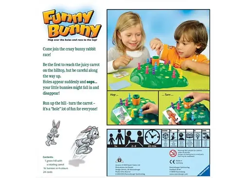 Настольная игра Ravensburger Веселый кролик (Funny Bunny) (англ.) (21558) - фото 2