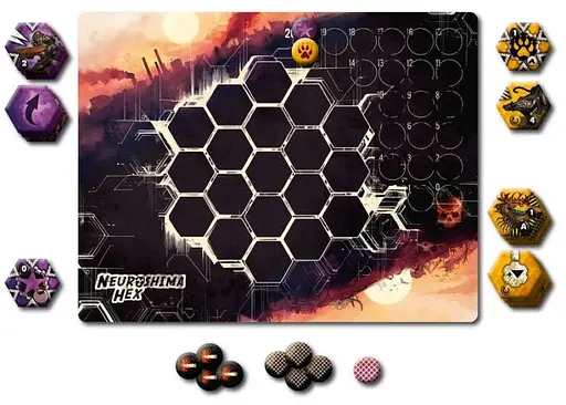 Настольная игра Geekach Games Нейрошима Гекс. Битва: Стальная полиция против Чудовищ (Neuroshima Hex: Battle) (укр.) (GKCH0273) - фото 4