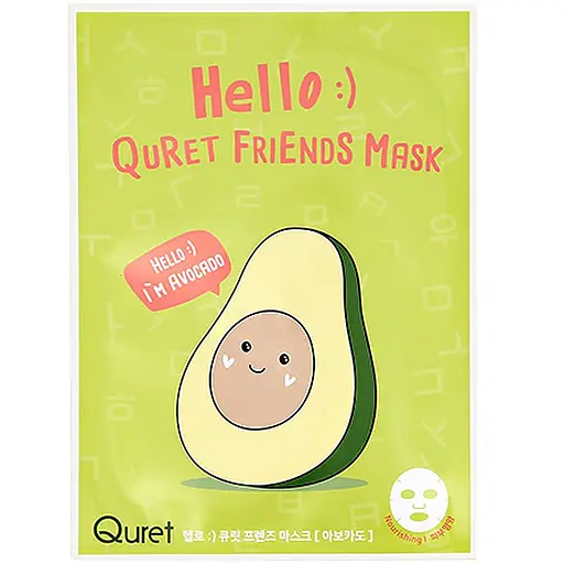 Маска для лица Quret Hello Friends питательная 25 г - фото 1