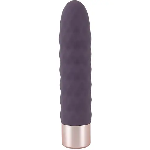 Міні вібратор Elegant Series Orion Diamond Vibe 15 см фіолетовий