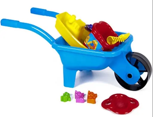 Тачка с лодочкой и песочным набором Kinderway, 01-127