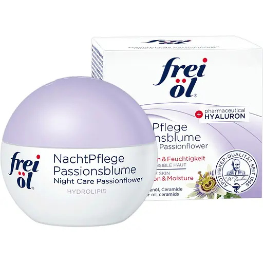 Нічний догляд для обличчя Frei Ol Hydrolipid Пасифлора для сухої та чутливої шкіри 50 мл