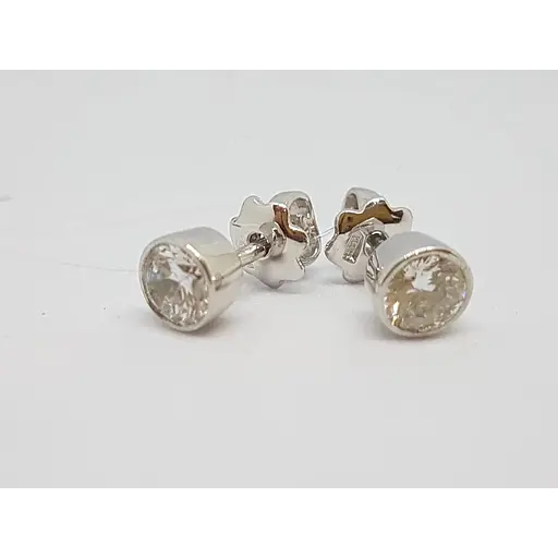 Серебряные пуссеты Qvaliz с фианитами. 902-00611 - фото 4