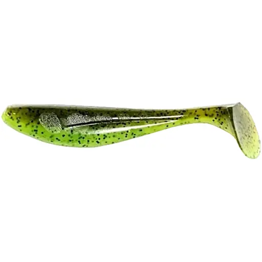 Силикон FishUP Wizzle Shad 3" #204 - Green Pumpkin/Chartreuse (8 шт/уп)