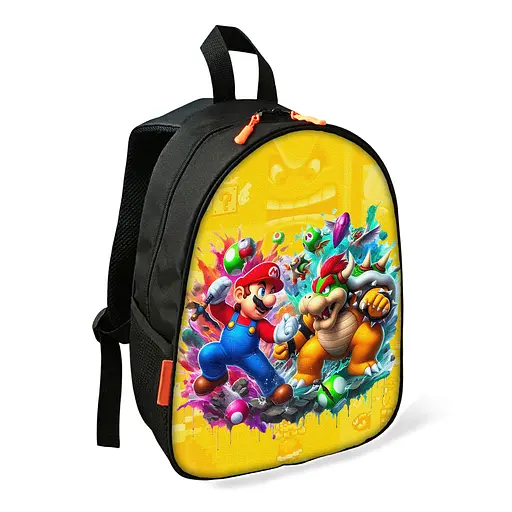 Рюкзак Супер Марио детский школьный/городской 34х27х13 см для мальчика (02450)