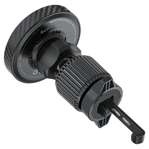 Автотримач для телефона ACEFAST D33 Qi2 magnetic wireless charging car holder for air vent Black - фото 3