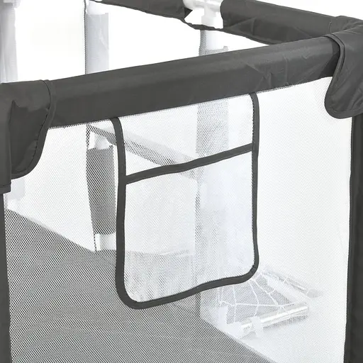 Дитячий манеж MR 1338-G, сірий, з баскетбольним кільцем - фото 4