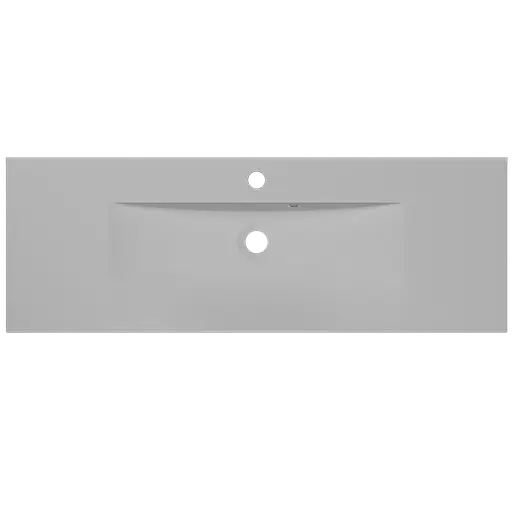 Раковина матова врізна Amidicon Scif 100 1000x350 з литого каменю SCIF_100_MAT, Білий матовий - фото 4