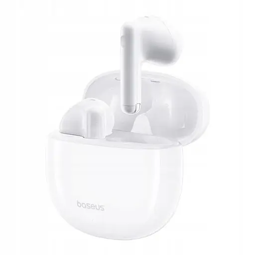 Бездротові навушники Baseus Bowie E13 True Wireless Earphones, BT5.3, 40mAh, 400mAh, 6h, White A00059701217-Z1 - фото 2