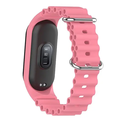 Ремешок Ocean Band для Xiaomi Mi Band 9/8/10 Розовый / Pink - фото 3