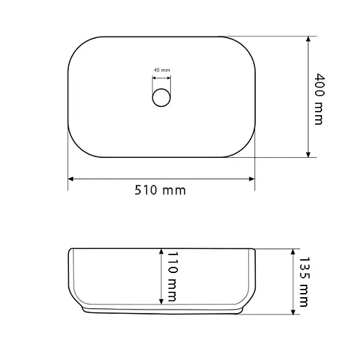 Умивальник VBI Palermo marble yellow накладний VBI-012309, Мармур - фото 4