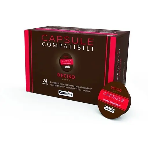 Кава в капсулах A Modo Mio Ecaffe Deciso 10 шт - фото 1