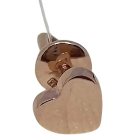 Золота моносережка-пусета Sova jewelry house Сердечко. 2503031101