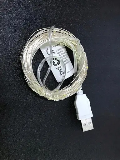 Гирлянда Sun Lamp капля росы usb 200 led 20 м c USB для 5 v оптом  белый свет - фото 4