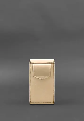 Набір жіночих шкіряних сумок Mini поясна/кроссбоді світло-бежевий - фото 8