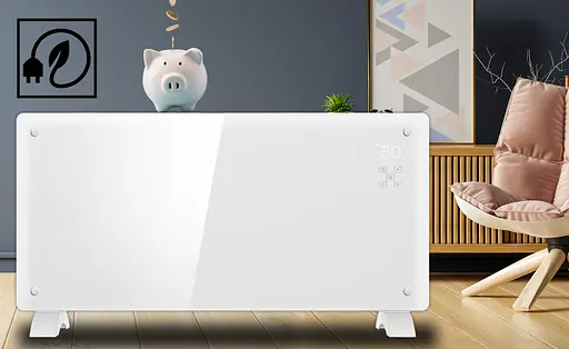 Конвекторний обігрівач Kidwell Thunder Modern 2в1 2000W Wi-Fi White - фото 8